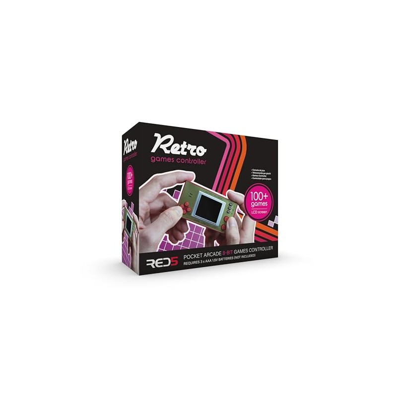 RED5 Retro Games Controller Handheld 8-Bit Gaming Console With RGB