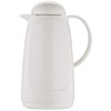 helios 062244 Tabletop Thermos Flask, Relax Push, White