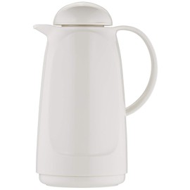 helios 062244 Tabletop Thermos Flask, Relax Push, White