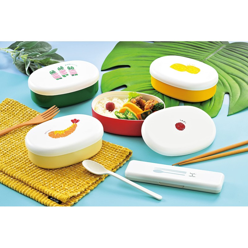 Tatsumiya Obento Oval Lunch Box, Made in Japan, 16.9 fl