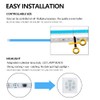 AOTOINK Car Headlight LED Strip, 24Inch RGB Multi Color Headlight