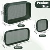 Puchifoda 8 Pcs Mesh Makeup Bag Nylon Zipper Pouch Clear