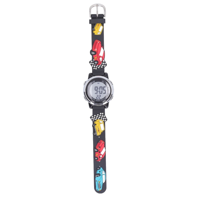 Boy Digital Watch Cartoon Waterproof Stylish Multifunctional LED Backlight Sports