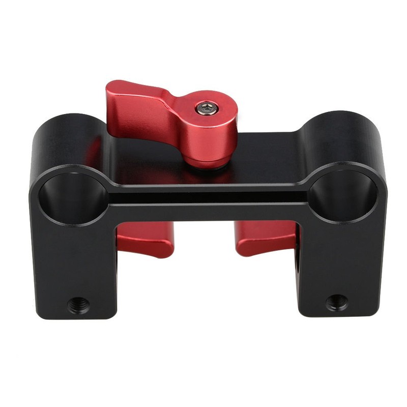 CAMVATE 15mm Rod Offset Rail Block 90 Degree DSLR Support