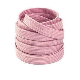 Boolavard 2 Pairs Premium Flat Shoe Laces for Sneakers, Shoelaces for Sneakers, Athletic Shoelaces 8mm Wide (60cm, Dark Pink)