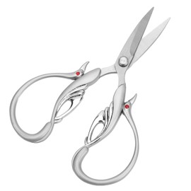 Craft Scissors, Fully Embossed Design Classic Style Stainless Steel Material Lightweight Embroidery Scissors for Sewing for Crafts