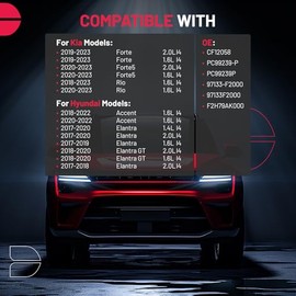 BDFHYK Filtro de aire de cabina con carbón activado compatible con Kia Forte 2019-2023, Forte5 2020-2023, Rio 2018-2023, compatible con Hyundai Accent