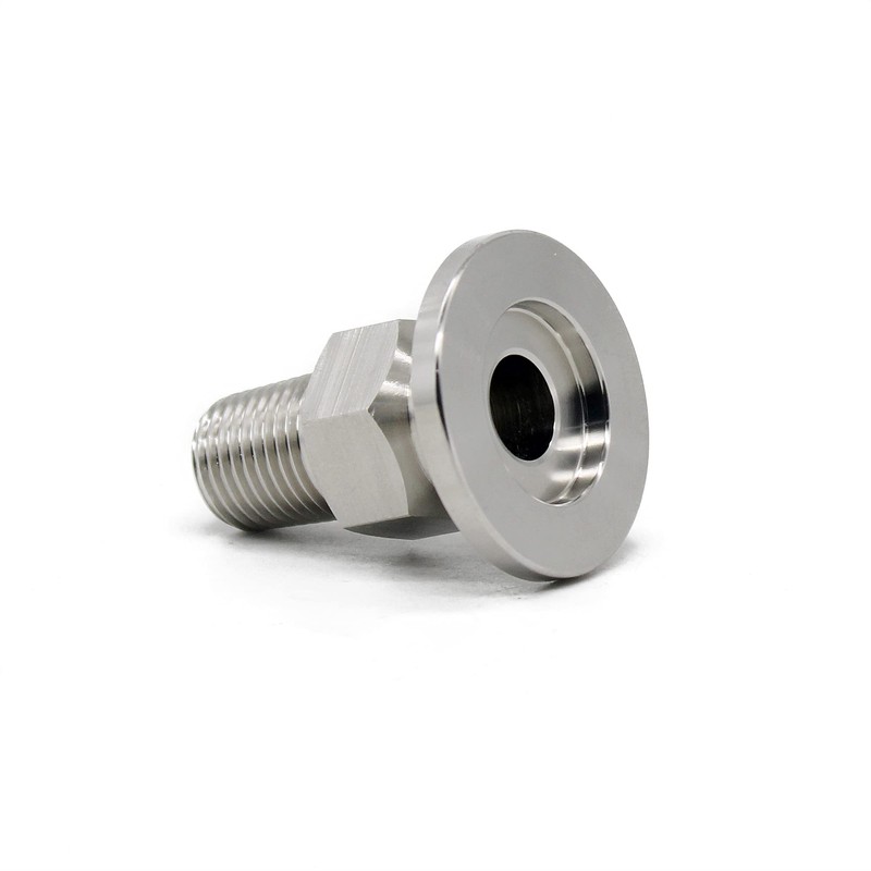 QMINOX SS304 KF16 NPT Male Adaptor thread 1/4" NW16 KF