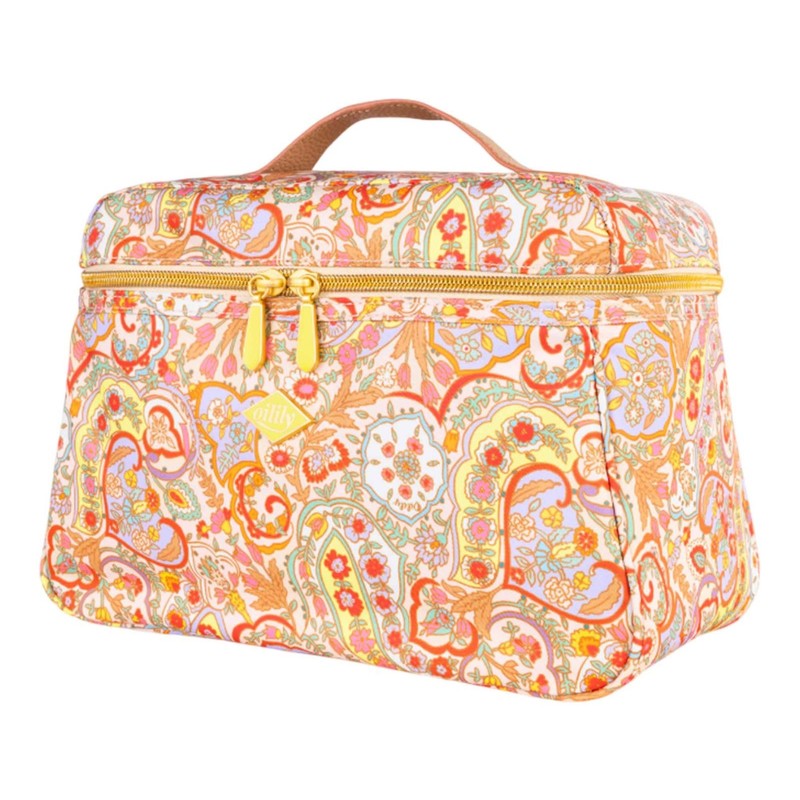 Oilily Coco Beauty Case Petal Park Paisley, Shifting Sand