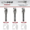 Ultra-Shear Compact Bowl Router Bits, 8MM Shank, 2MM Radius, 3