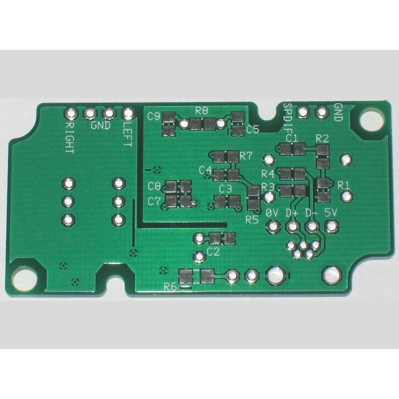 Universal Beezar Audio Skeleton DAC PCB - USB Powered, 16-bit