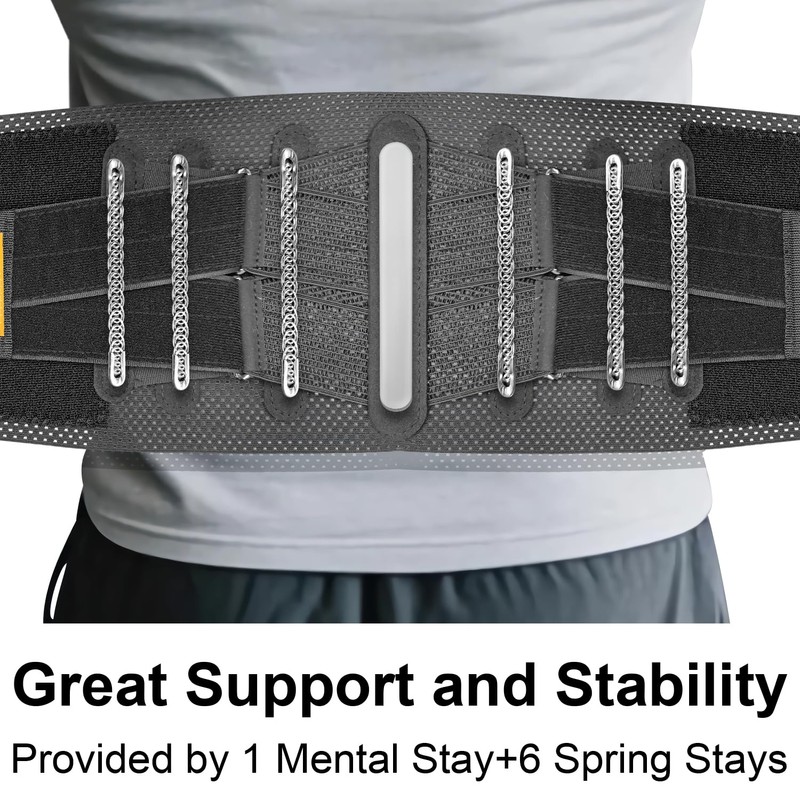 Extra Breathable and Elastic Back Brace for Women and Men,