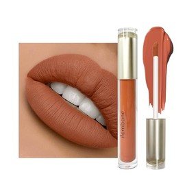 Lápiz labial líquido mate Caramel Nude de larga duración - Melodía iluminada por la luna | Caramel Nude with Terracotta Tone Lip Color , Highly Pigmen
