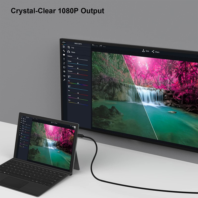 BENFEI Mini DisplayPort to HDMI Cable, Mini DP to HDMI