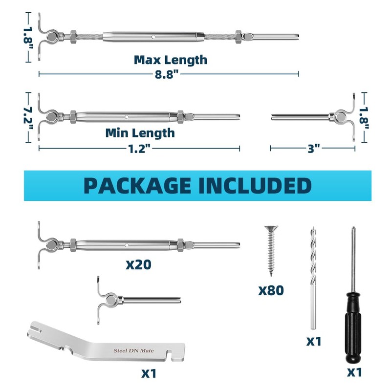 Steel DN Mate 20 Sets T316 Stainless Steel Adjustable Angle