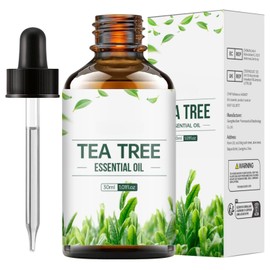 MrCuvaryas Tea Tree Oil, Organic Natural Tree Oil for Face, Skin