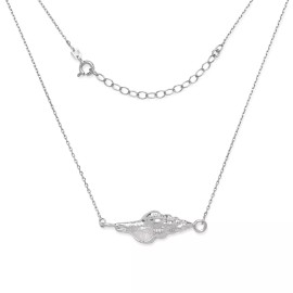 Better Jewelry 925 Sterling Silver Necklace Conch Shell, Sea Shell Jewelry, Mermaid Jewelry