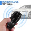 WORCAS Key Fob Case Carbon Fiber Pattern Silicone Cover Compatible