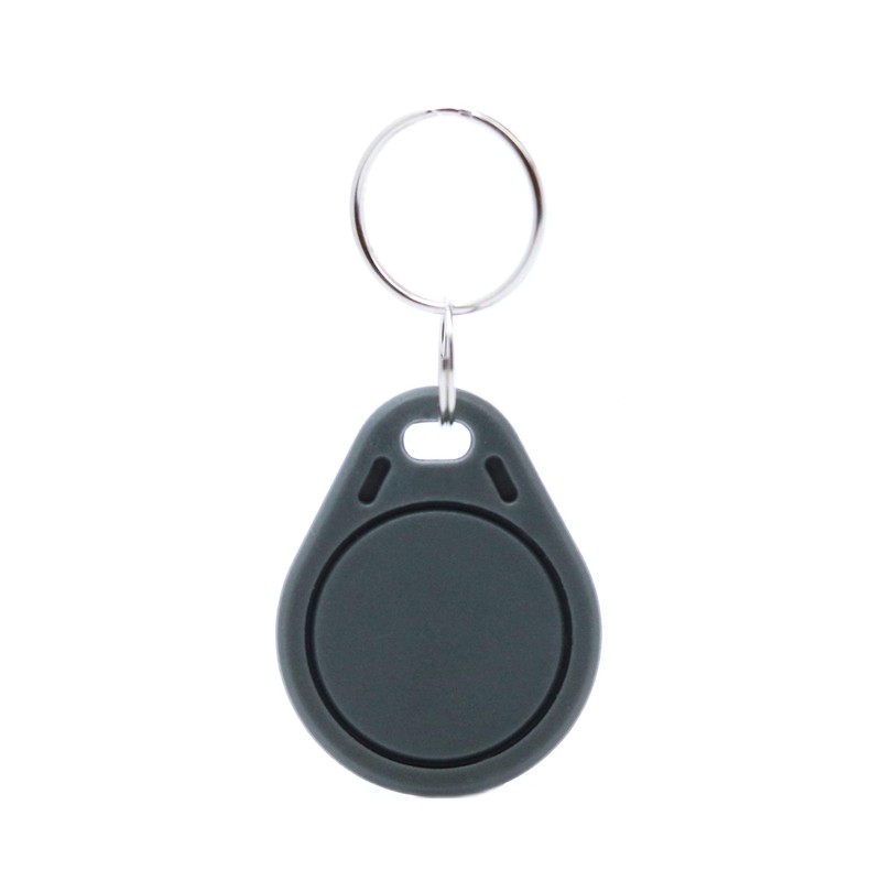NFC Tag Keyfob, 40x32mm, NXP NFC chip, 180 byte, grey,