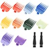 ZOCONE 10 Pcs Hair Clipper Guards Combs, 10 Sizes Guide
