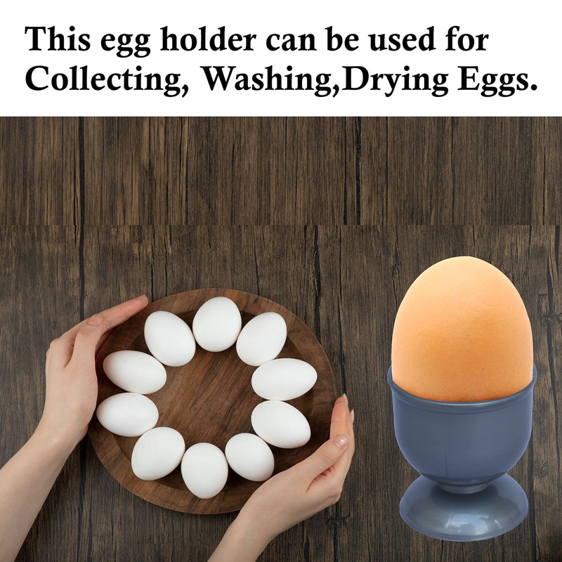 SUL Plastic Egg Cups Set; Soft Boiled Egg Cup Holders