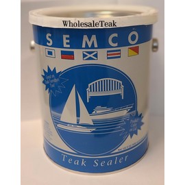 WholesaleTeak Semco Classic Brown Tone Finish - Teak Wood Sealer 1 Gallon Sealant Protector