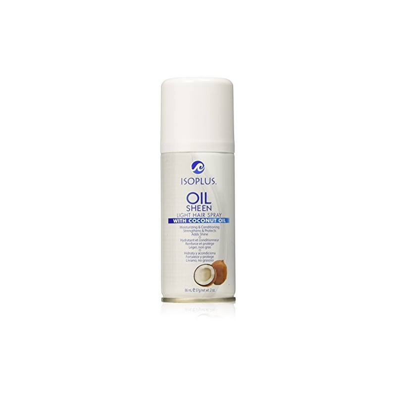 Isoplus Oil Sheen Light Hair Spray With Coconut Oil 2