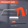 Hacksaw, Professional Hack Saw with 10 Blades, Adjustable Angle Junior