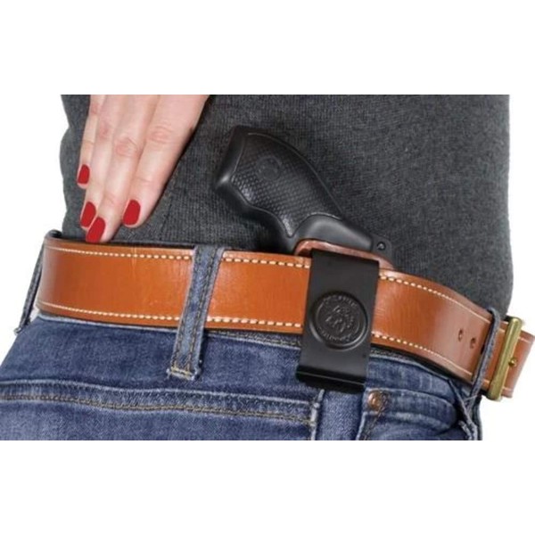 Don Hume H721 Open Top Conceal Carry Holster, SW 36, Right Hand, Black, J335801R