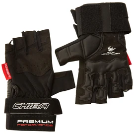 Chiba Unisex's Premium Wristguard Glove, Black, Small