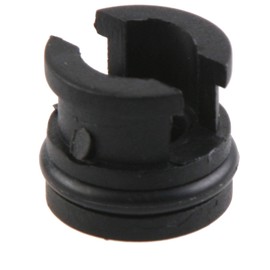 Lezyne TBNo3 Rubber Flap Cap Black