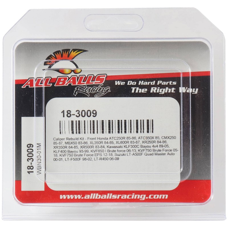 All Balls Caliper Rebuild Kit 18-3009 Compatible with/Replacement for KLF