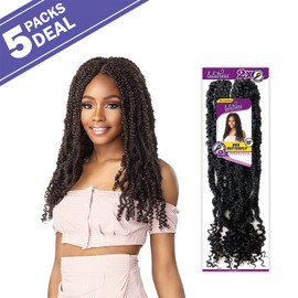 Sensationnel Crochet Braids Lulutress Pre-Looped 2X Box Butterfly 18" (5-pack, 4)