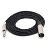 Devinal Unbalanced XLR Male to 1/4" Inch TS Mono Male