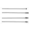 4Pcs Extended Carbide Rotating Burr Set 1/4in Shank Tungsten Steel