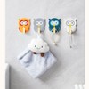 JruiZhp Cute Coat Hooks Mixed Color Self Adhesive Owl Hook,