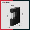 KOTARBAU® Cast Iron Padlock 90 mm Monoblock Padlock with Bolts