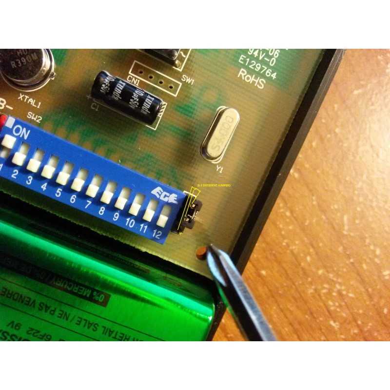 Genie GT912 compatible Visor Remote Control 9 or 12 dip