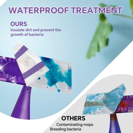 60 Count Wetjet Pads Refills for Swiffer, Disposable Mopping Pad Refills for Swiffer Wet Jet Mops, Thickness&Absorbent Household Cleaning, Multi Surface Floor Mop Pads