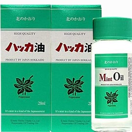 Peppermint Oil Bottle, 9.1 fl oz (28 ml) x 2 Bottles (4985146000472-2)