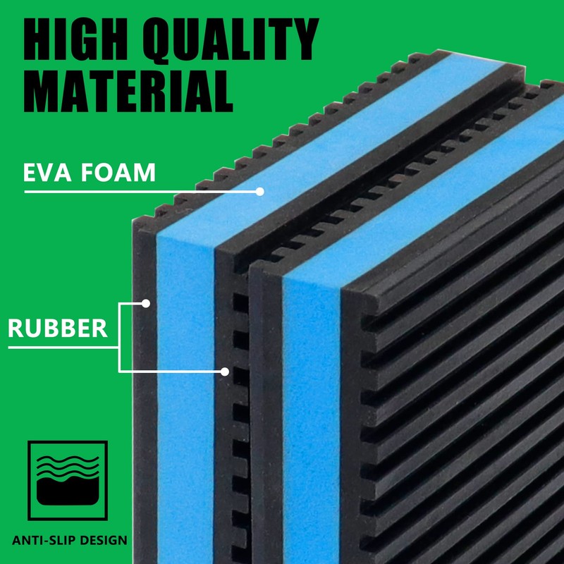 Forestchill Anti Vibration Pads, 3" × 3" × 7/8" Heavy
