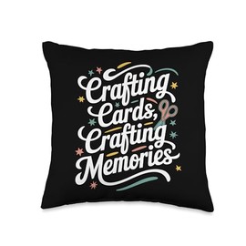 Cardmaker Scrapbooking Cardmaking Kits for Adults Card Lover Throw Pillow