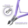 Cuticle Trimmer with Cuticle Pusher Professional Stainless Steel Cuticle Cutter