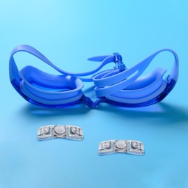 Toddmomy Swimming Goggles Accessories Swim Goggles Buckles Plastic Goggles Buttons Universal Goggles Strap Buckles Replacement Black