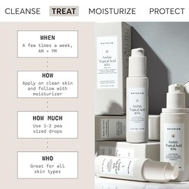 Naturium Azelaic Topical Acid 10%, Face & Skin Care Beauty Treatment with Niacinamide & Vitamin C, 1 oz