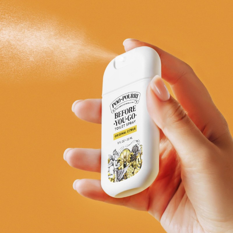 Poo-Pourri Before-You-Go Toilet Spray, Original Citrus, 1 Fl Oz Pocket