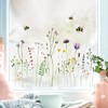Wandtattoo Loft Window Stickers Spring with Wildflower Meadow Spring Motif