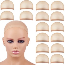 30 Pieces Wig Caps, Wig Caps for Women Lace Front Wig Stocking Caps for Wigs Nude Wig Cap (30pcs)…