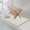 Dish Drying Mat Coffee Bar Mat for Kitchen Counter, Absorbent