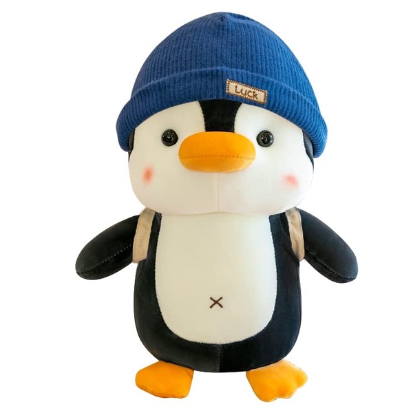 Uposao Penguin Cuddly Toy, 45 cm Cartoon Plush Cuddly Toy,